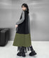 Black Mesh Layered Skirt